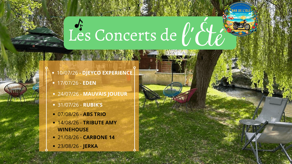 Illustration de l'événement : Concerts de l'été au Bar de l'Isle