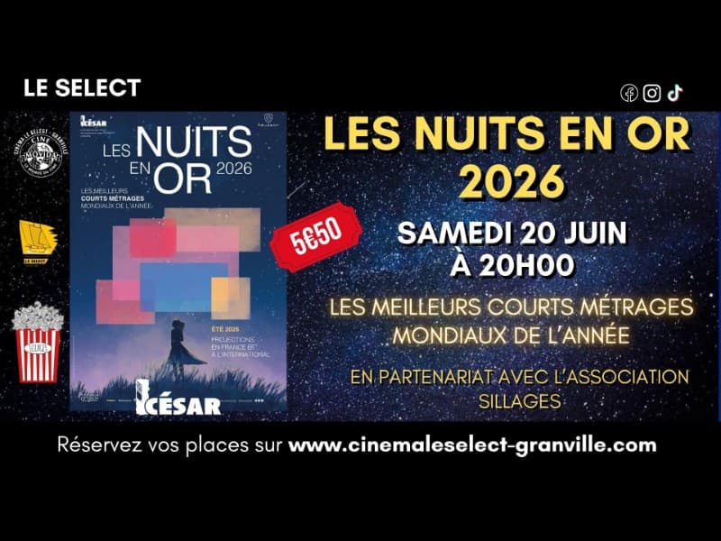 Illustration de l'événement : Les meilleurs courts-métrages du monde: Les nuits en or 2026