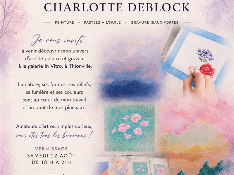 Illustration de l'événement : Exposition Charlotte Deblock