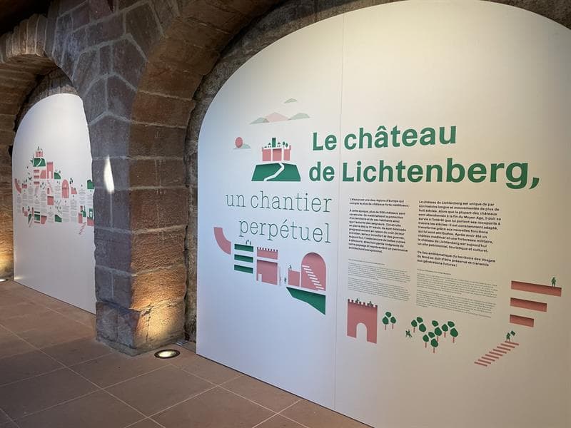 Illustration de l'événement : Exposition - Le château de Lichtenberg, un chantier perpétuel
