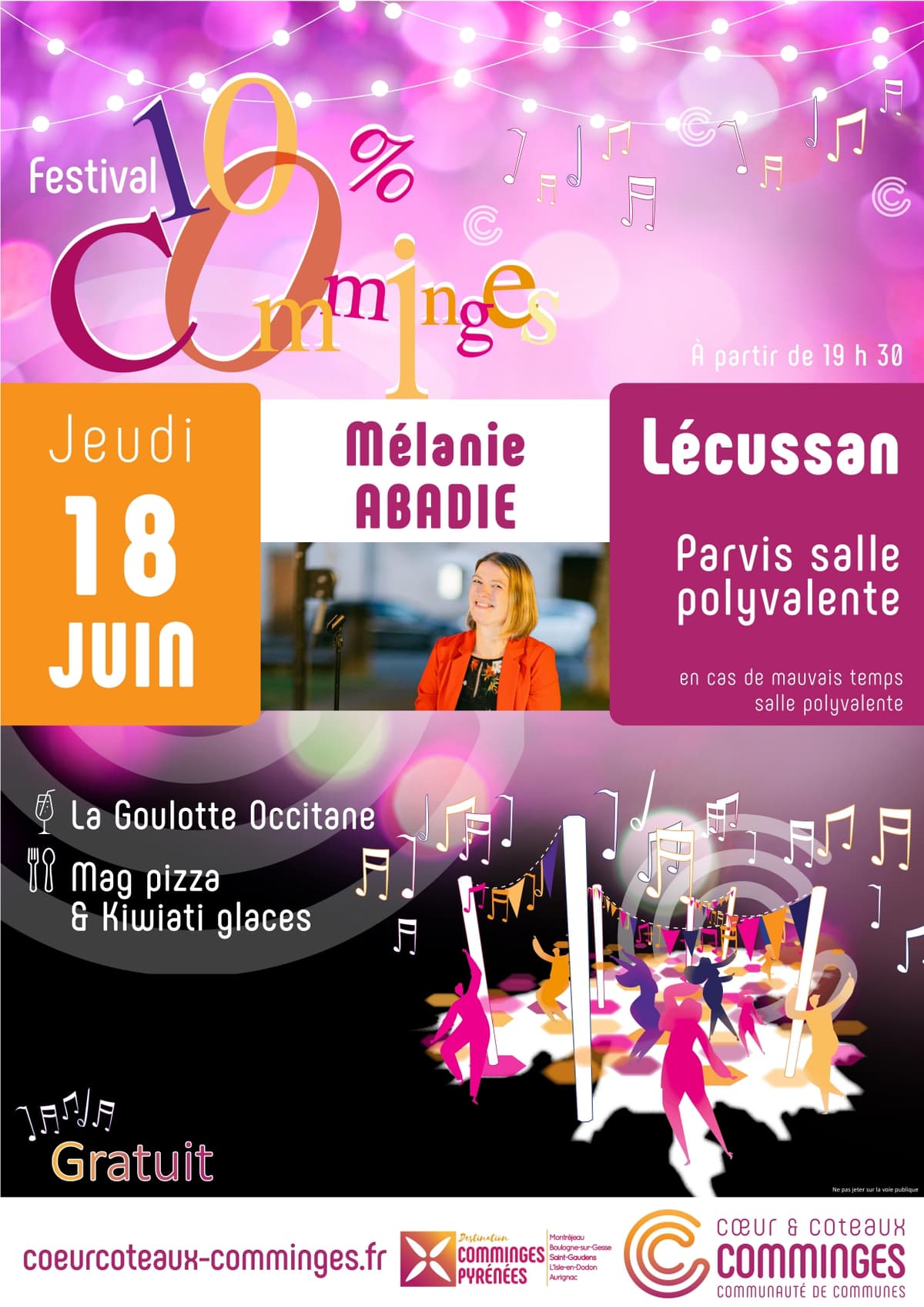Illustration de l'événement : FESTIVAL 100% COMMINGES : MÉLANIE ABADIE