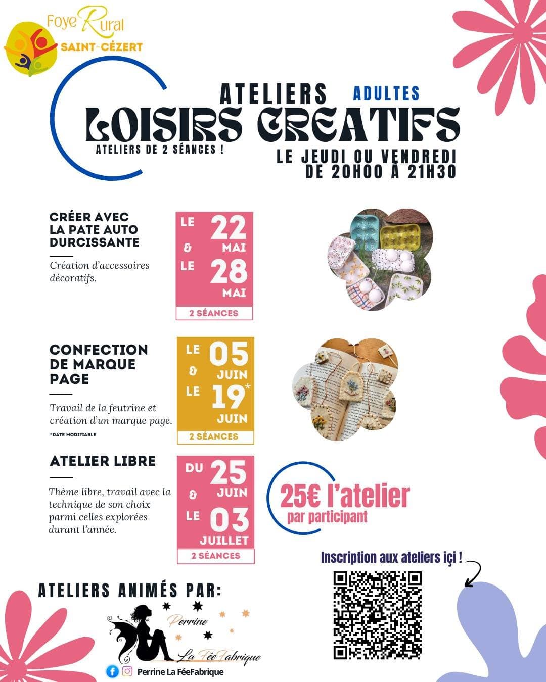 Illustration de l'événement : ATELIERS CRÉATIFS - ADULTES