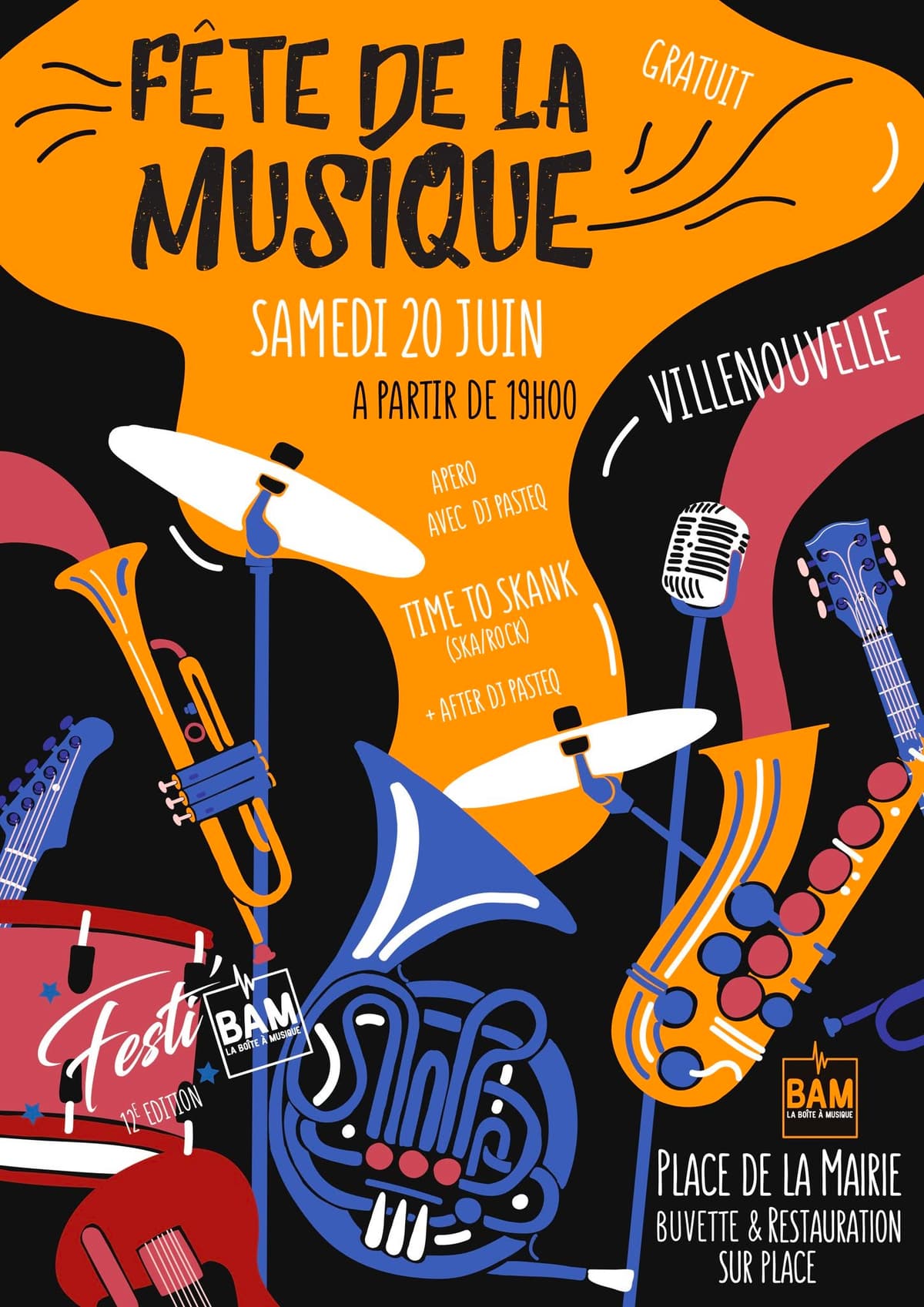Illustration de l'événement : FÊTE DE LA MUSIQUE À VILLENOUVELLE