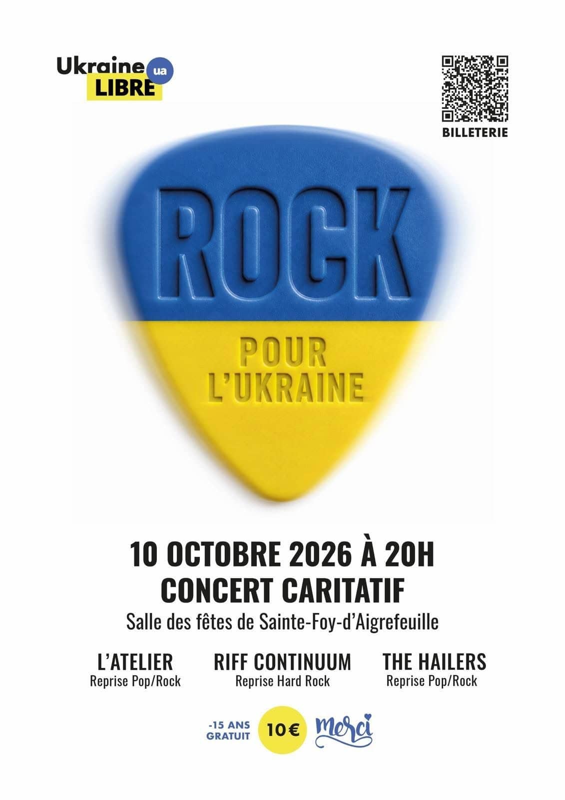 Illustration de l'événement : ROCK POUR L'UKRAINE