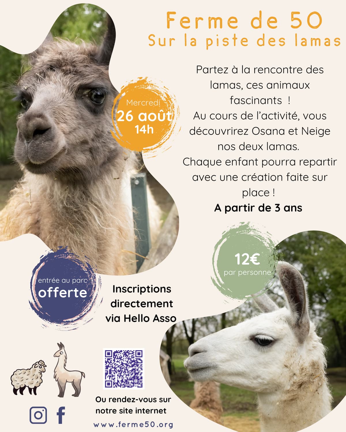 Illustration de l'événement : SUR LA PISTE DES LAMAS