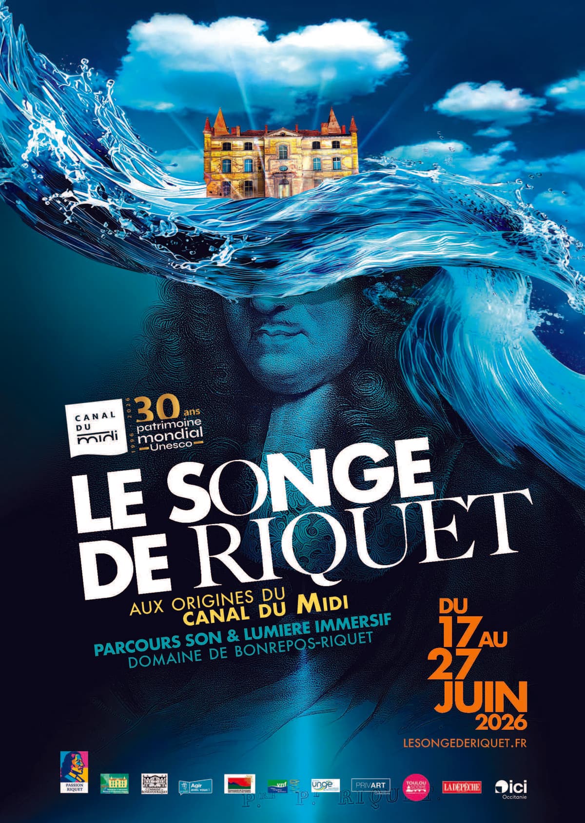 Illustration de l'événement : LE SONGE DE RIQUET 2026 - 30 ANS UNESCO-CANAL DU MIDI