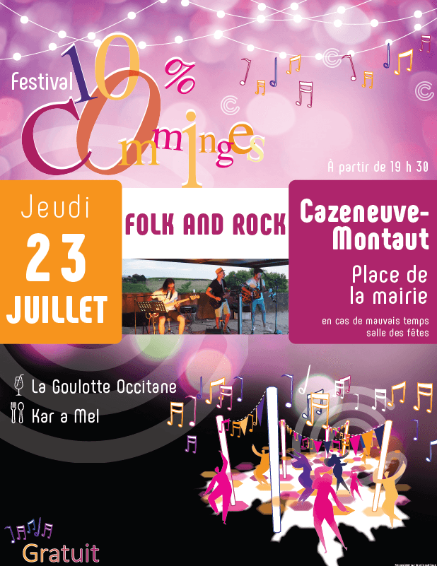 Illustration de l'événement : FESTIVAL 100% COMMINGES : CONCERT ROCK'N FOLK