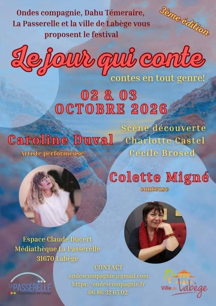 Illustration de l'événement : FESTIVAL "LE JOUR QUI CONTE"