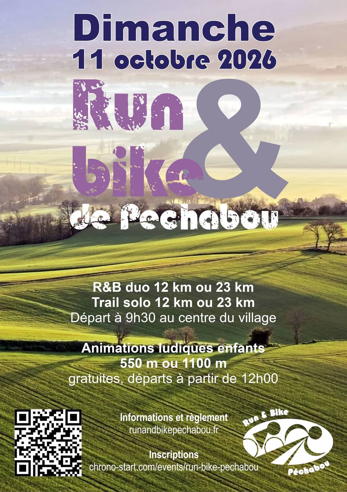 Illustration de l'événement : RUN & BIKE DE PECHABOU 2026