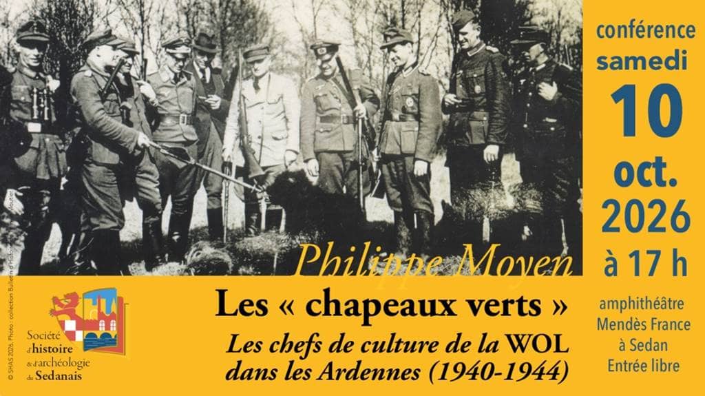 Illustration de l'événement : Conférence - Les « chapeaux verts » : les chefs de culture de la WOL dans les Ardennes (1940-1944)