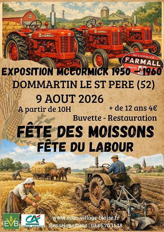 Illustration de l'événement : Fête des moissons - Thème : "le labour"