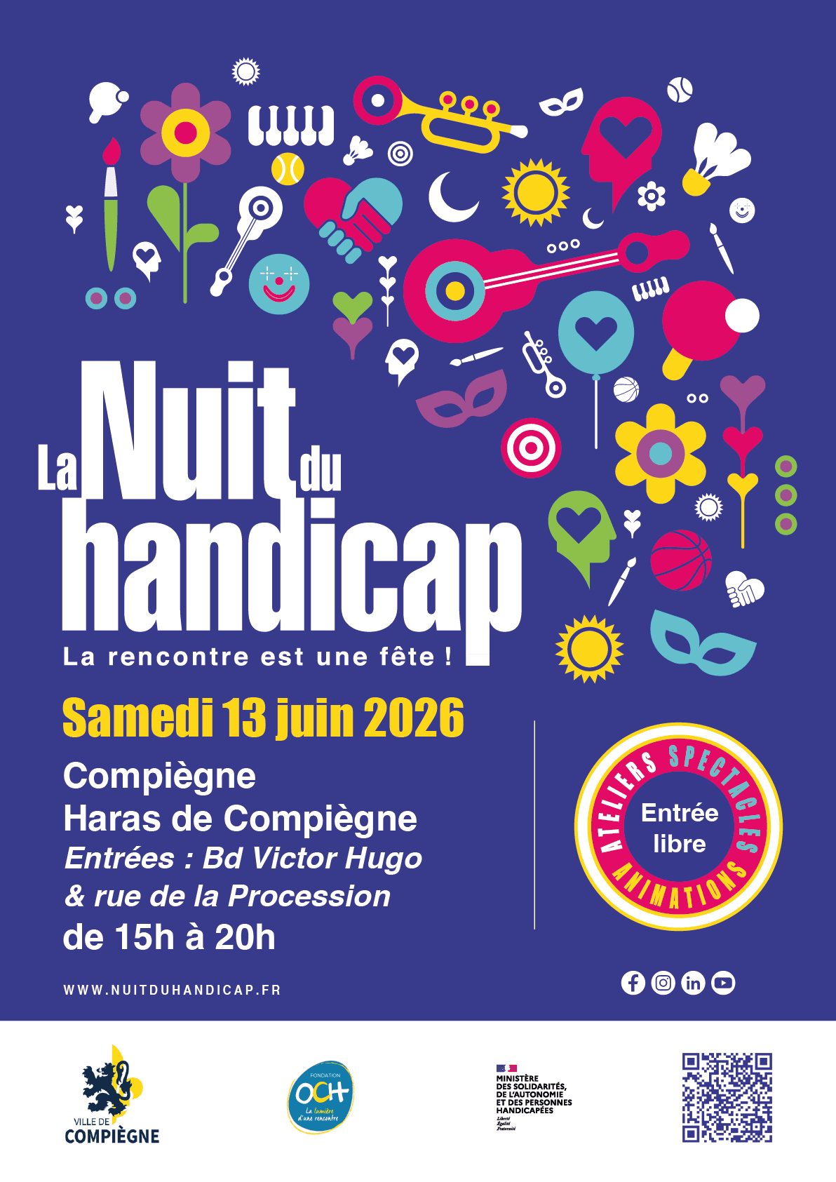 Illustration de l'événement : Nuit du Handicap - 9ème édition