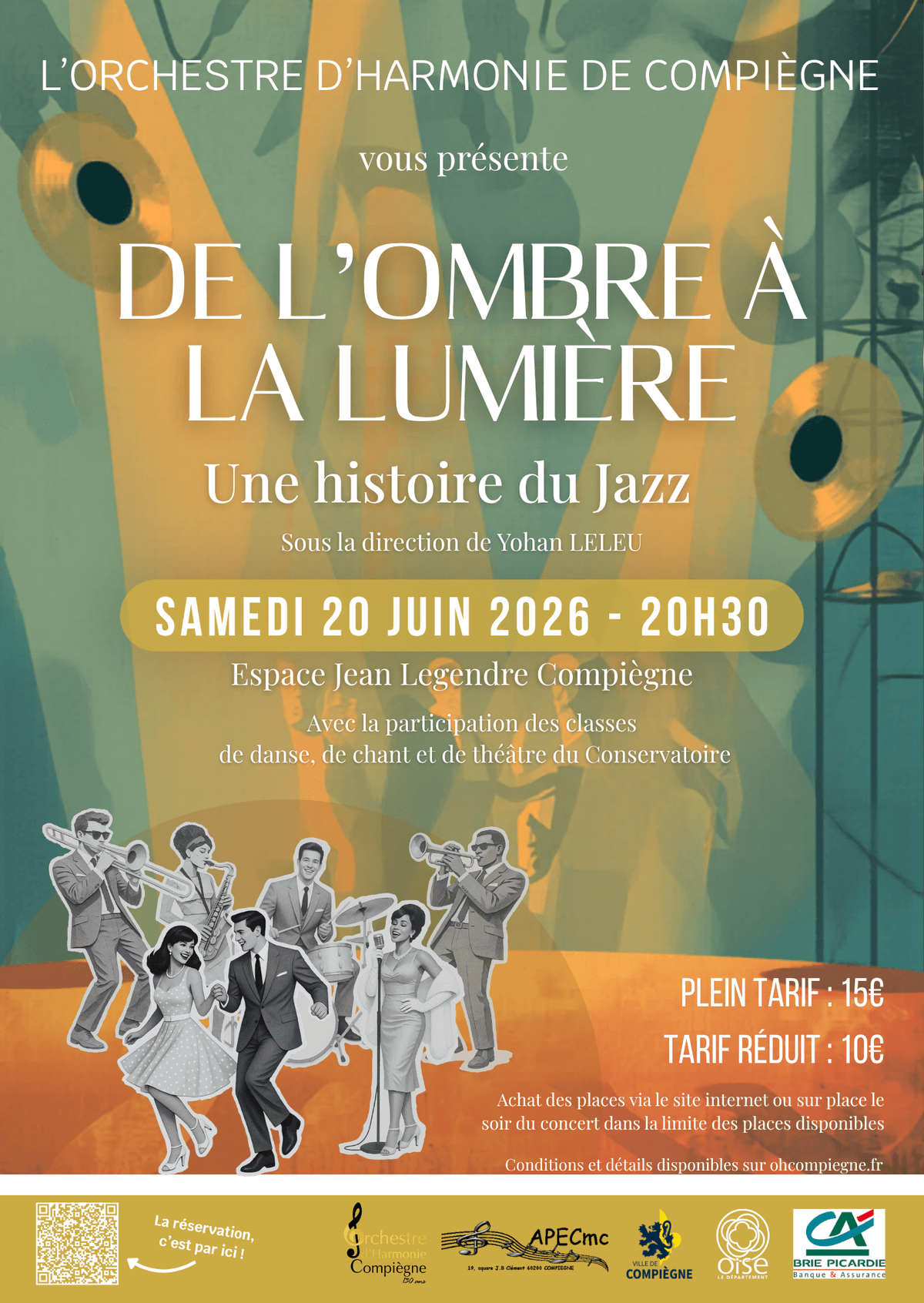 Illustration de l'événement : Concert | De l'ombre à la lumière, une histoire de jazz