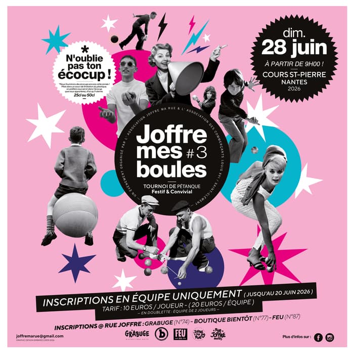 Illustration de l'événement : Joffre Mes Boules #3 - Tournoi de pétanque festif et convivial