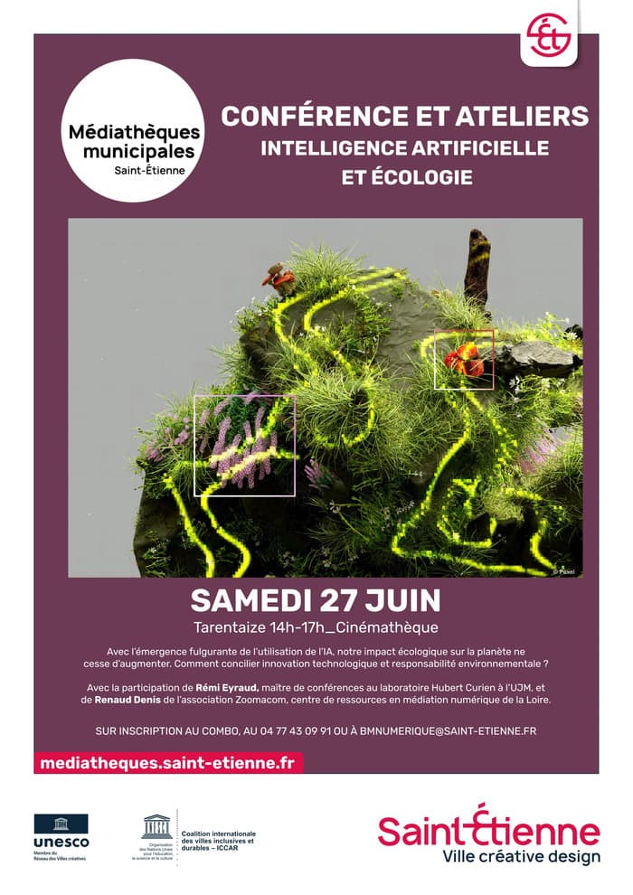 Illustration de l'événement : Intelligence artificielle et écologie