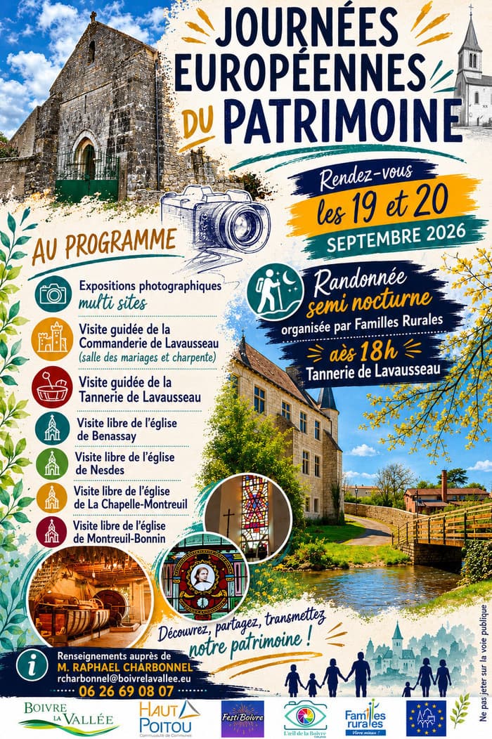 Illustration de l'événement : Visite libre avec exposition photographiques de l'église de Nesdes