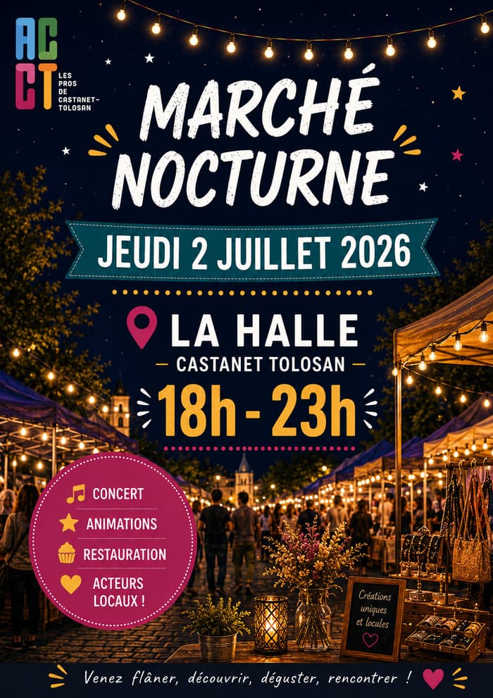 Illustration de l'événement : Le marché nocturne de l'ACCT