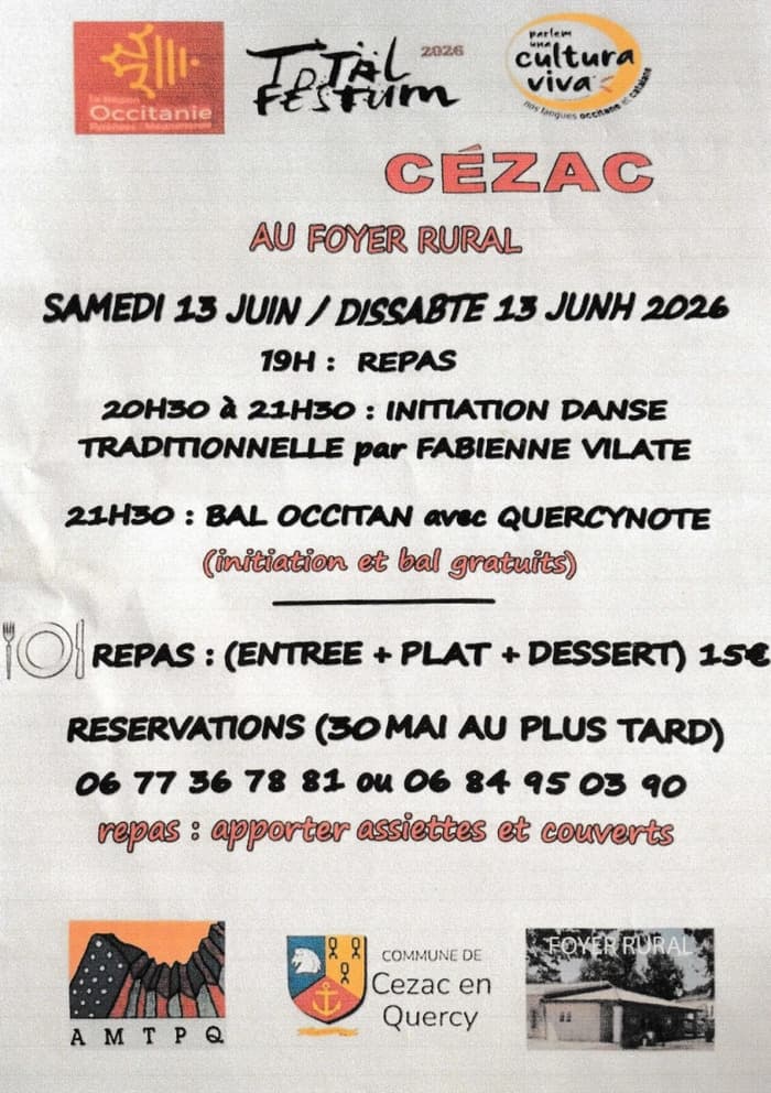 Illustration de l'événement : Initiation aux danses Trad et Bal occitan avec Quercynote