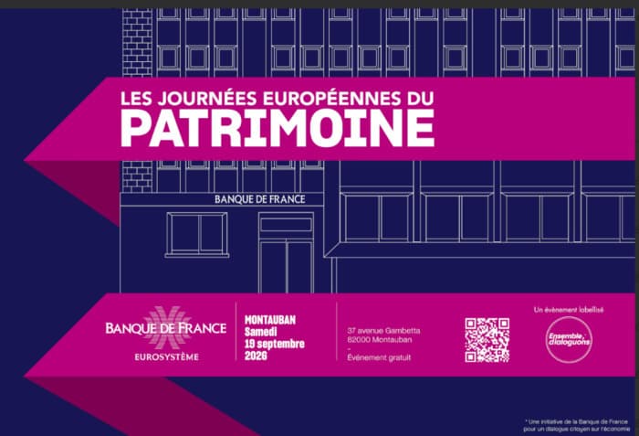 Illustration de l'événement : Visite guidée : la Banque de France de Montauban vous ouvre ses portes !