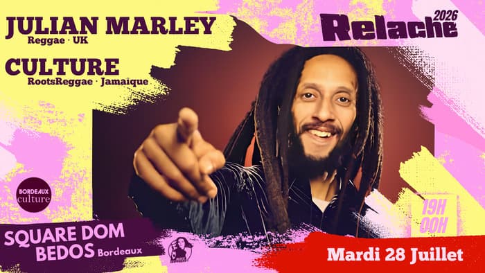 Illustration de l'événement : RELACHE #17: JULIAN MARLEY + CULTURE