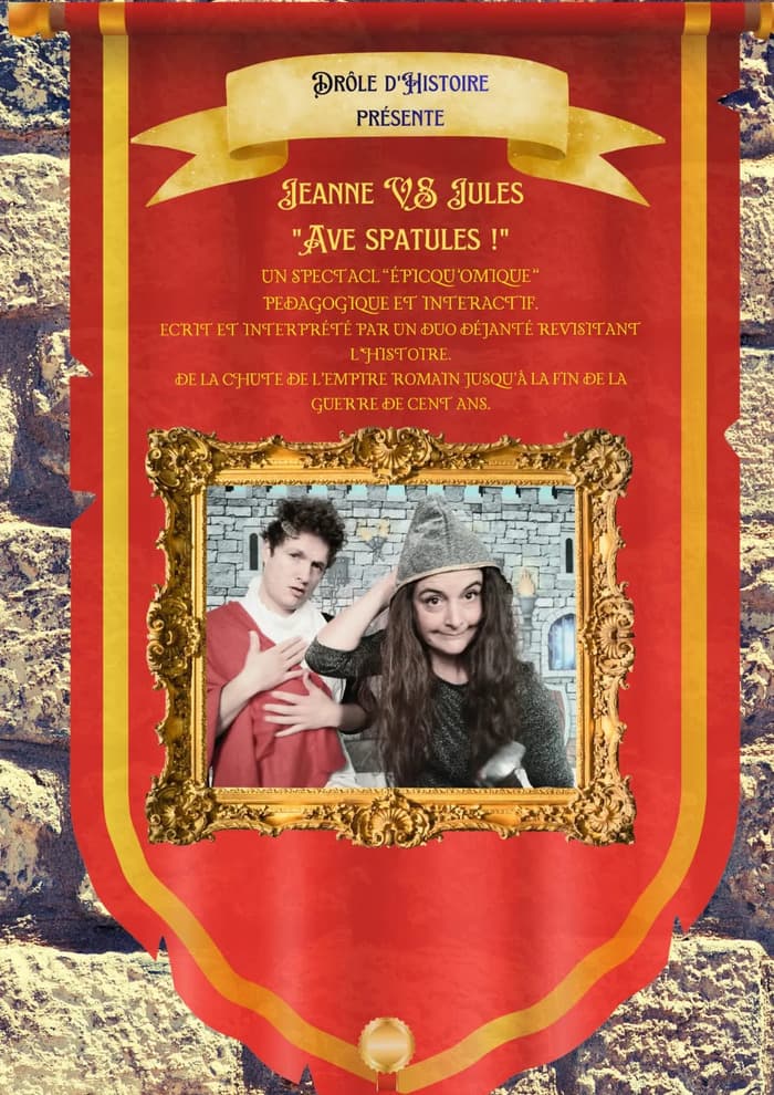 Illustration de l'événement : Théâtre épicqu’omique avec Amélie et Tibo chez Thomas à Saint-Max