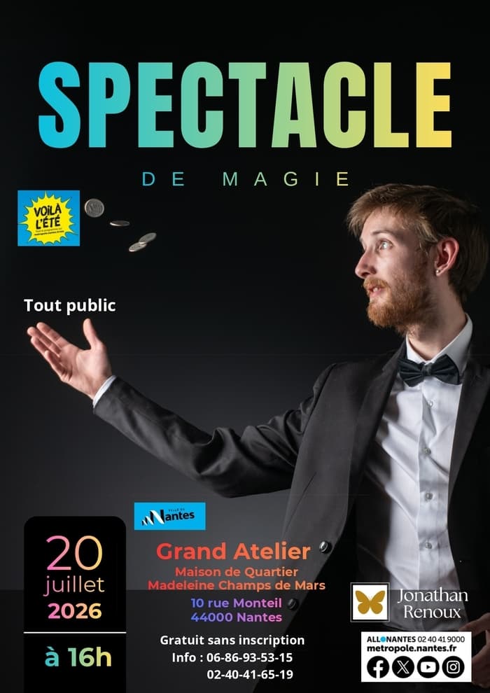 Illustration de l'événement : Spectacle de Magie