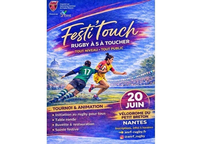 Illustration de l'événement : Festi’touch - Rugby à 5 à toucher