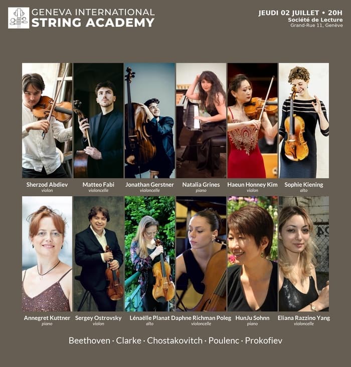 Illustration de l'événement : Geneva International String Academy