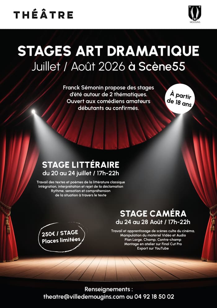 Illustration de l'événement : Stage d'art Dramatique