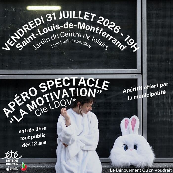 Illustration de l'événement : Apéro spectacle "La Motivation" par la Cie LDQV*
