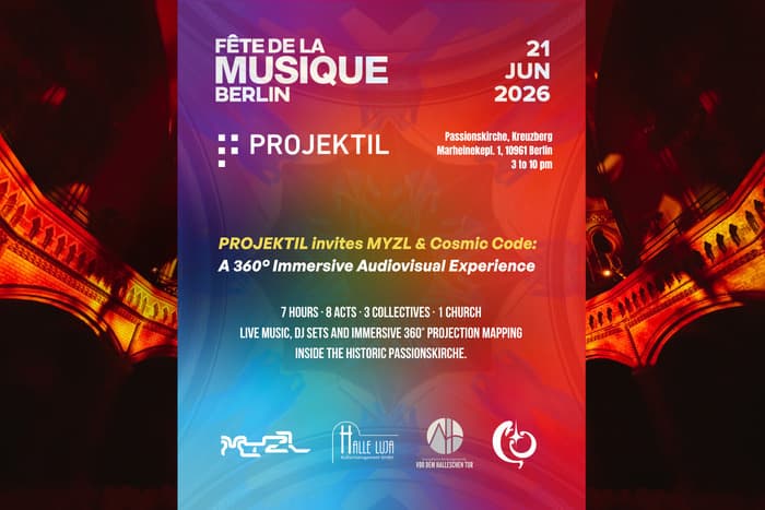 Illustration de l'événement : PROJEKTIL invites MYZL & Cosmic Code A 360° Immersive Audiovisual Experience