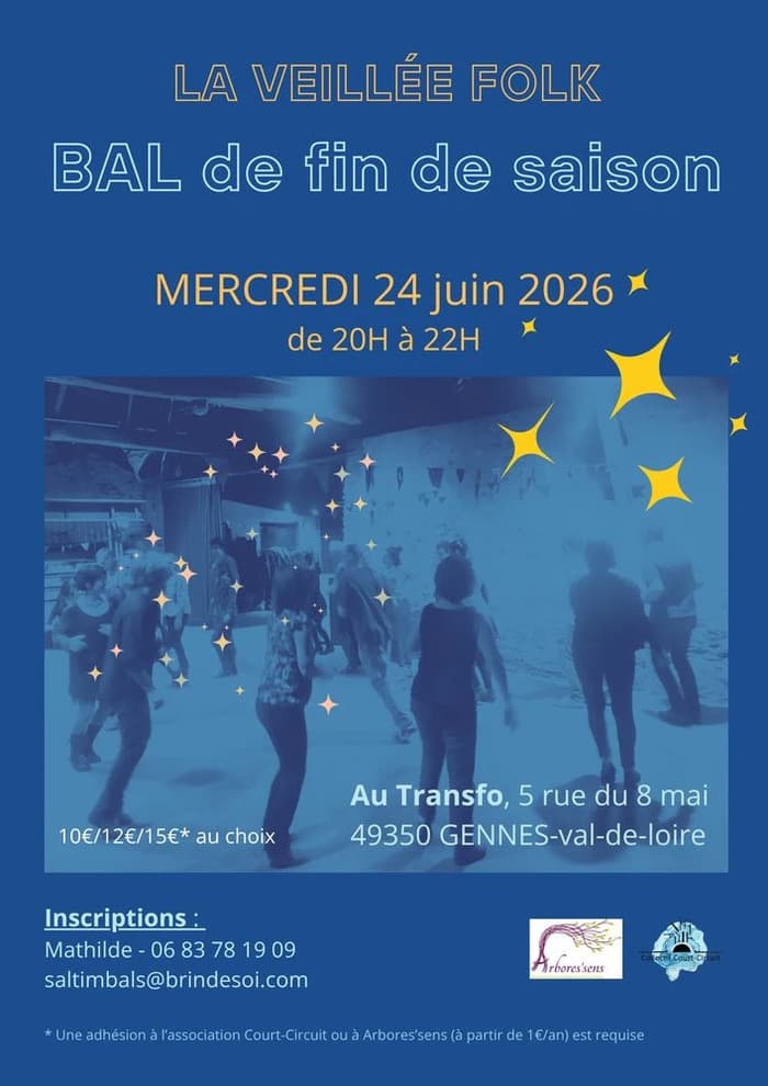 Illustration de l'événement : Bal de fin de saison des Veillées folk au Transfo