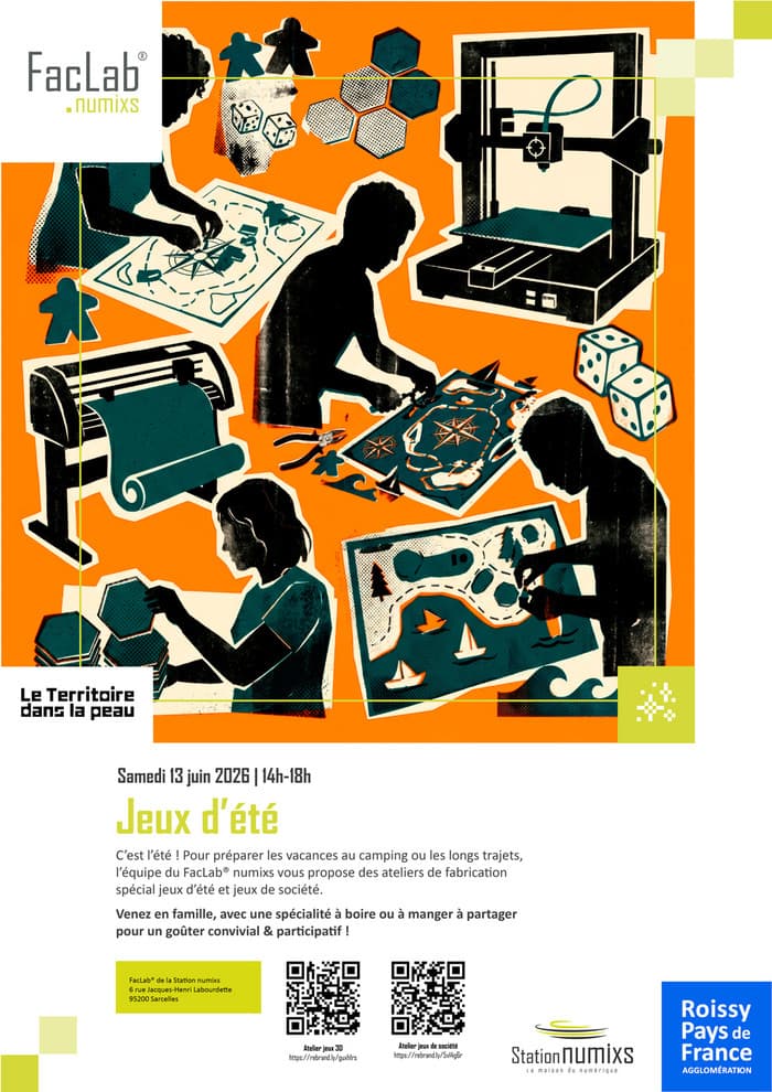Illustration de l'événement : Jeux d'été au FacLab® de la Station numixs