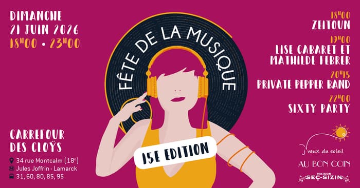 Illustration de l'événement : J'veux du Soleil illumine le Carrefour des Cloÿs pour sa 15e édition !