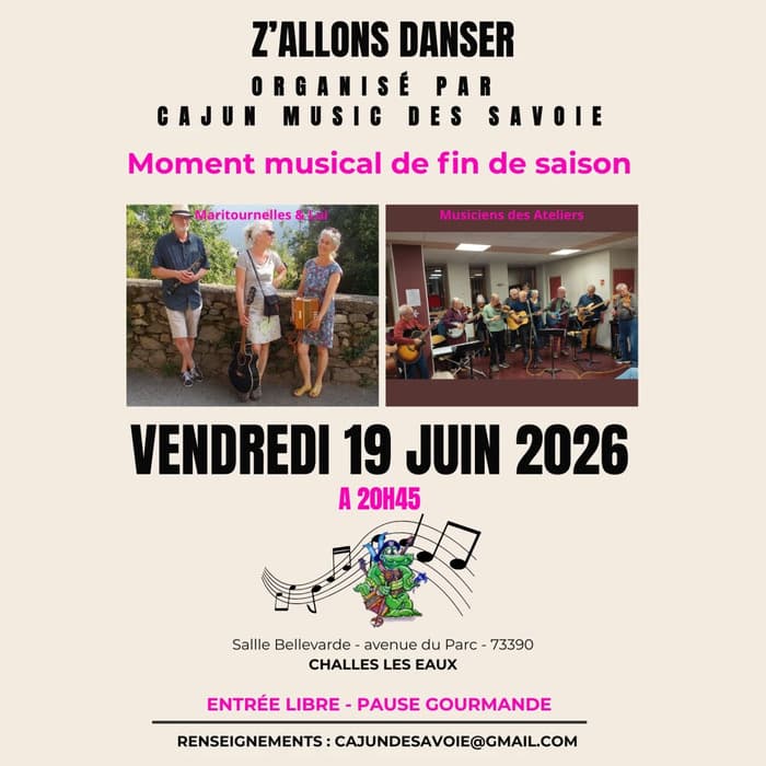 Illustration de l'événement : Z'allons danser Maritournelles & Lui et Musiciens des Ateliers