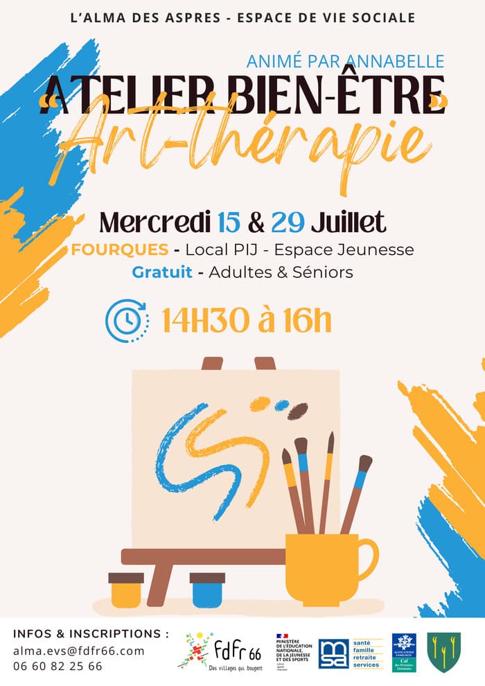 Illustration de l'événement : Atelier bien-être Art thérapie