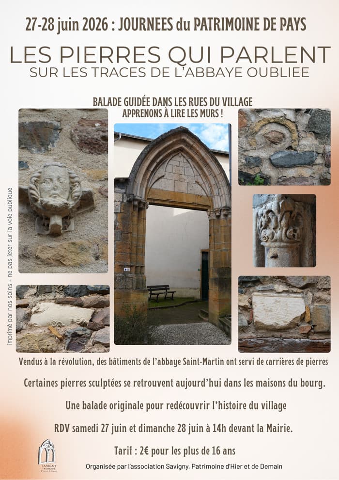 Illustration de l'événement : Les pierres qui parlent : sur les traces de l'Abbaye oubliée