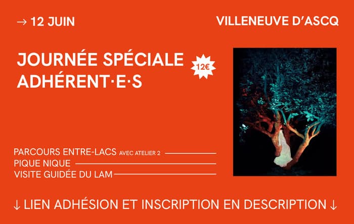 Illustration de l'événement : Parcours d’œuvres en plein air et visite de l'exposition Kandinsky au LAM