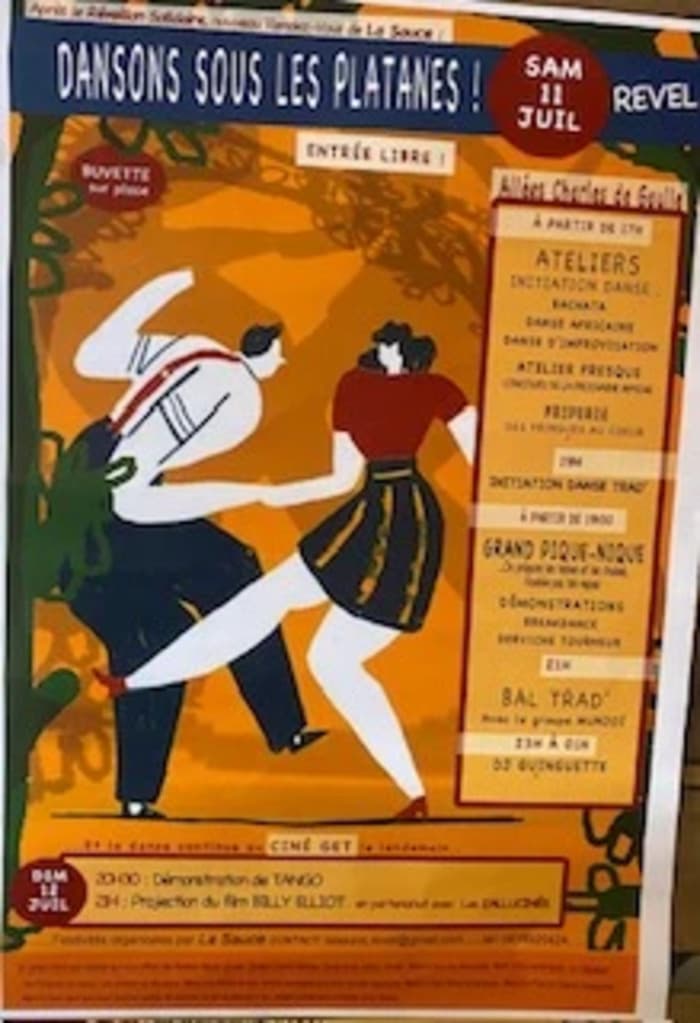 Illustration de l'événement : Dansons sous les platanes!