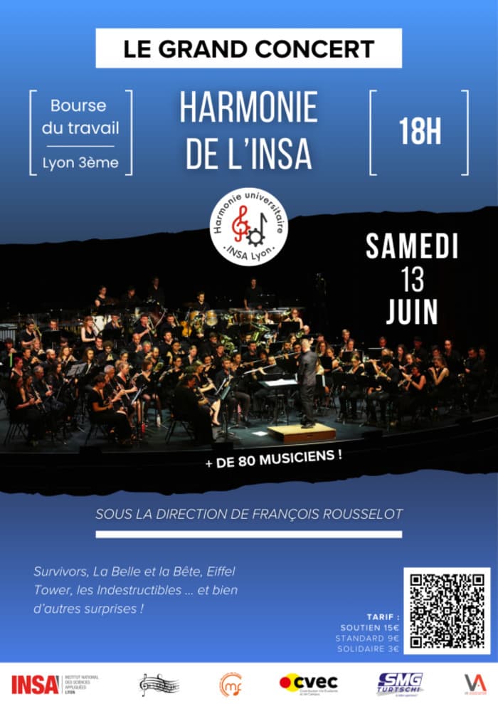 Illustration de l'événement : Le grand concert de l'Harmonie de l'INSA