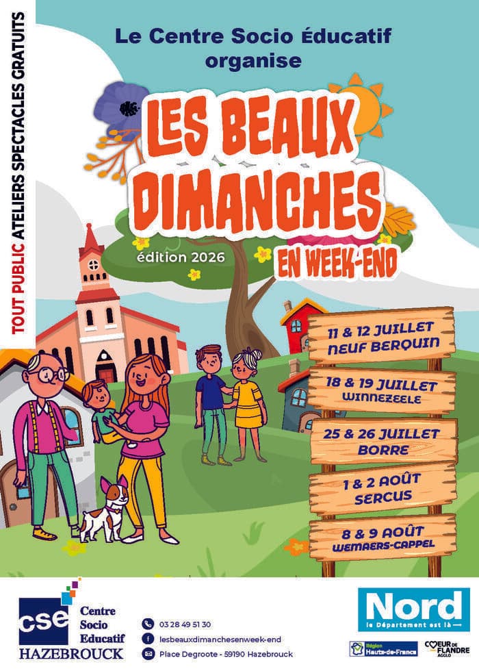 Illustration de l'événement : LES BEAUX DIMANCHES EN WEEK-END 2026