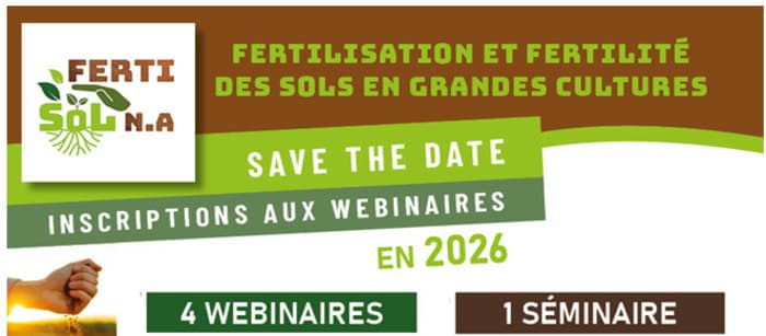 Illustration de l'événement : WEBINAIRE "Conséquences du travail mécanique sur les enjeux de la fertilité physique du sol "