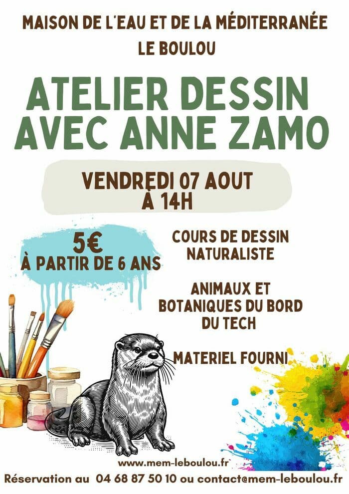 Illustration de l'événement : Atelier dessin naturaliste