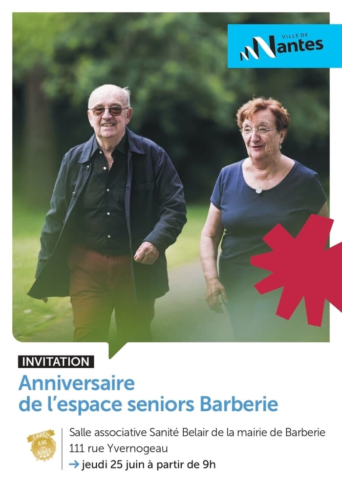 Illustration de l'événement : Anniversaire de l'espace seniors Barberie