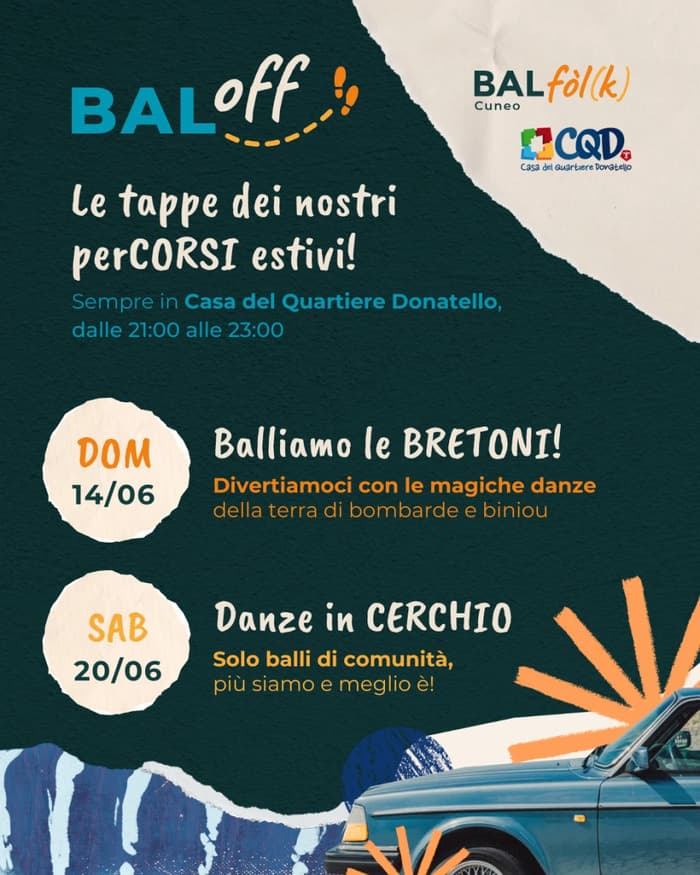 Illustration de l'événement : Bal Fòlk Cuneo - Danze in cerchio