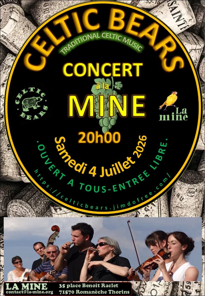 Illustration de l'événement : Celtic Bears en concert à la Mine
