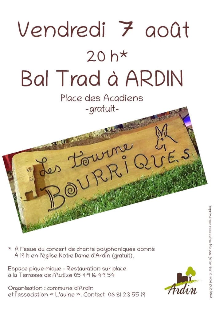 Illustration de l'événement : Bal trad Les Tourne-Bourriques