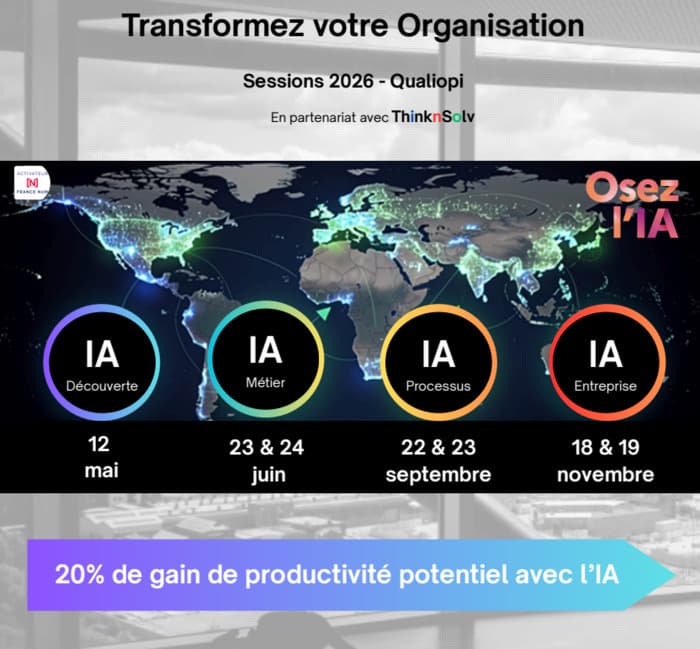 Illustration de l'événement : Libérez le potentiel de l'IA - Formation PROCESSUS