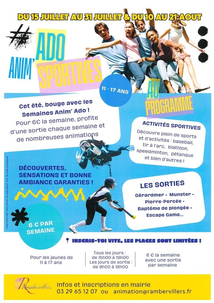 Illustration de l'événement : Animations' Ado Sportives
