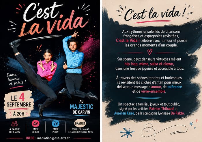 Illustration de l'événement : C'est la Vida